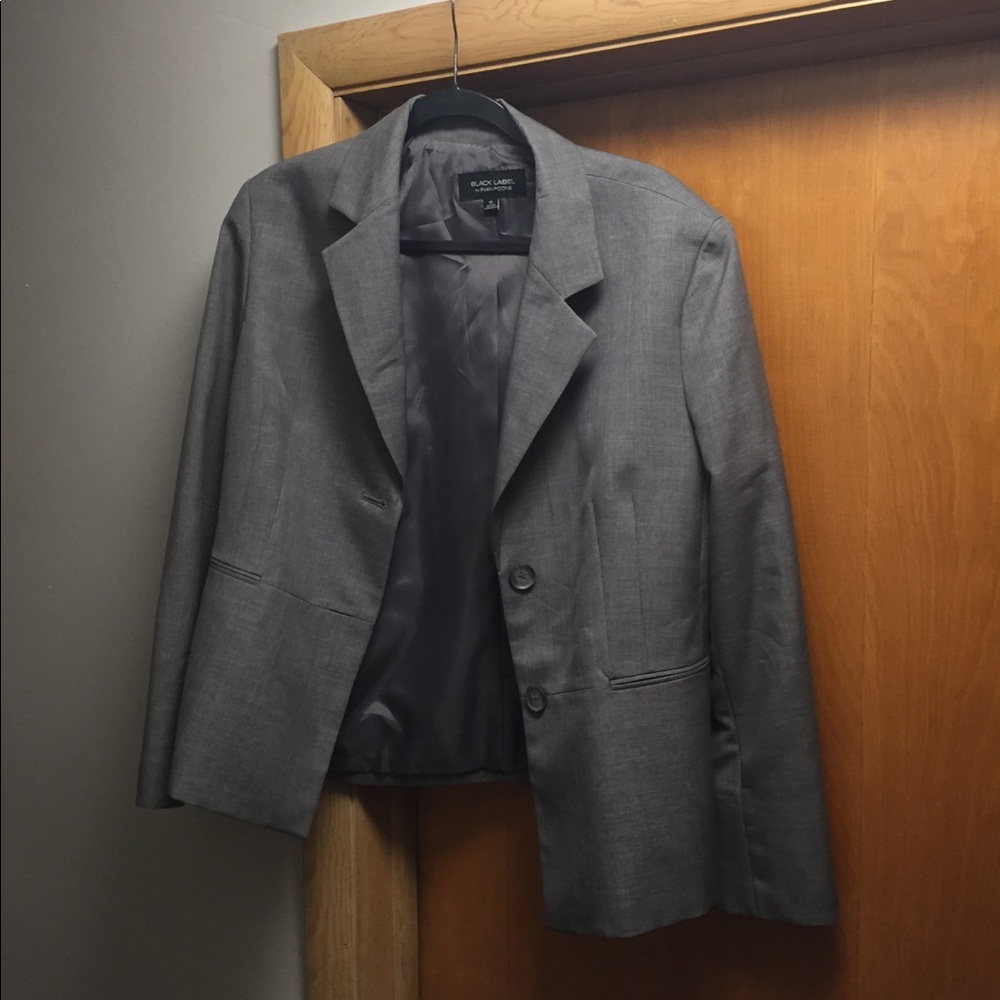 Grey business jacket